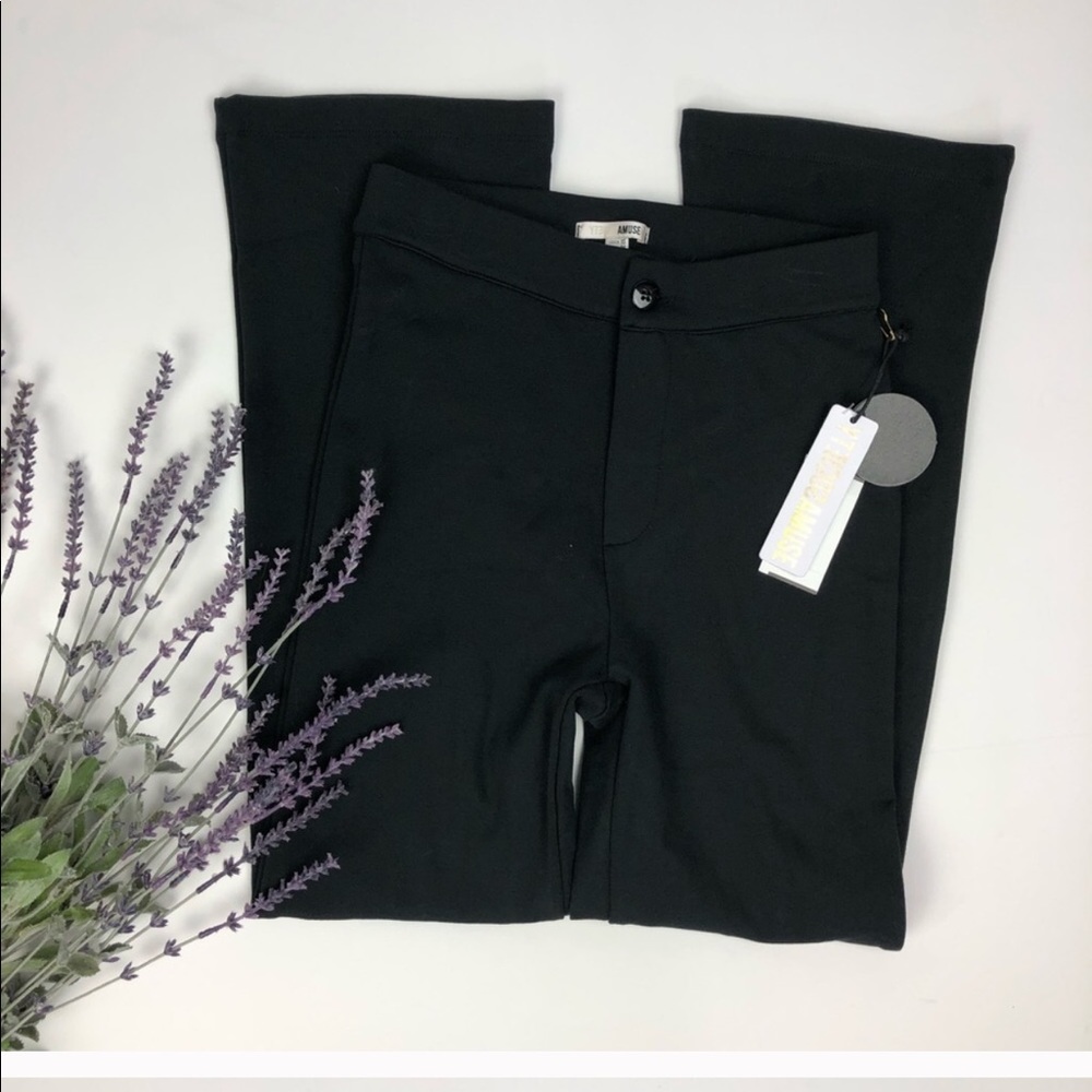 NWT Amuse Society Evening Light Crop Flare Pants - Picture 5 of 8